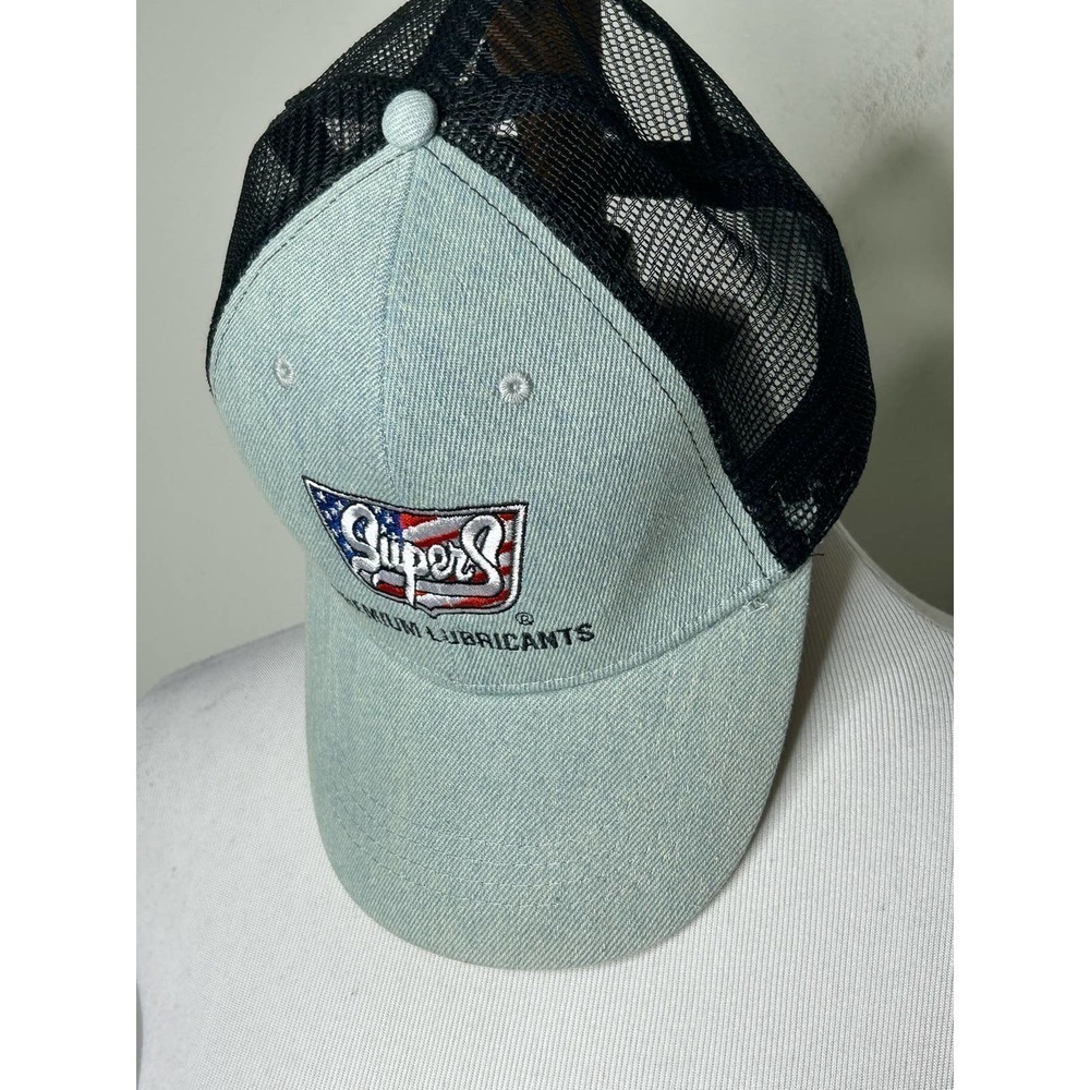 Vintage Super S Premium Lubricants Snapback Trucker Cap - Picture 3 of 7